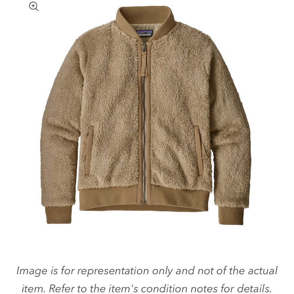 Patagonia Los Gatos bomber jacket in khaki size medium